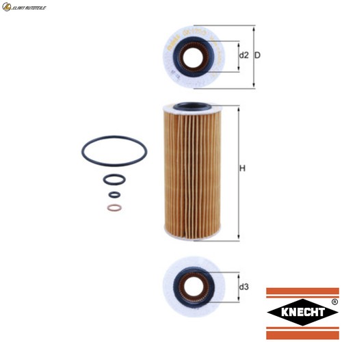Oil filter 177 for bmw - oil,