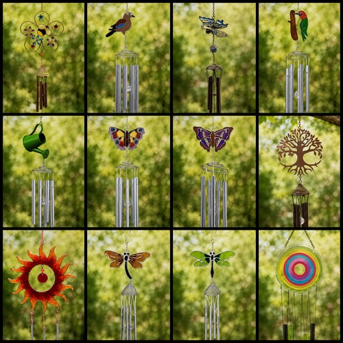 Vibrant metal suncatcher - vibrant,