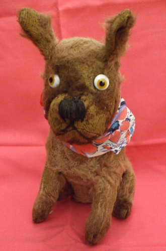 Antique worn mohair comical - antique,