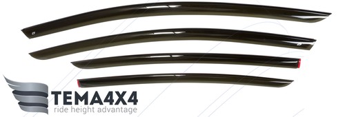 Tape windows visors - tape-on,