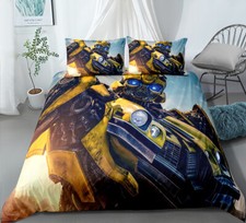 Transformers Bumblebee Single Double King Super King Bed Duvet Quilt Cover Set