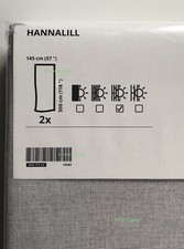 IKEA HANNALILL Grey 100%