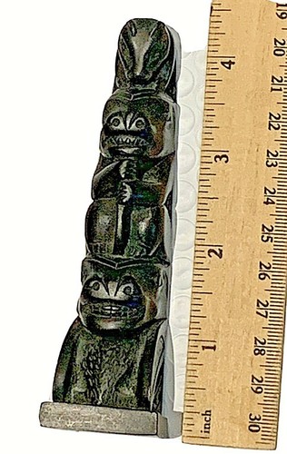 Replica haida argillite - , totem