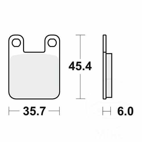 Brake pad front - brake,