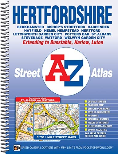 Hertfordshire street atlas - hertfordshire, a-z