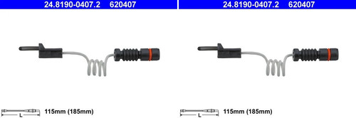 Left and right set - and, warning