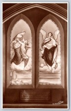 Antique stained glass church