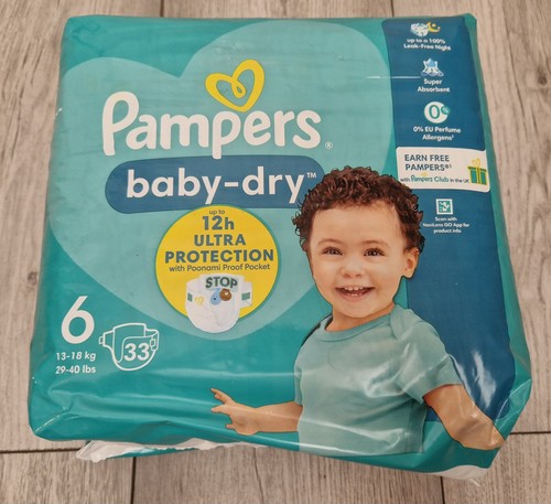 Pampers baby dry nappies size - pampers,