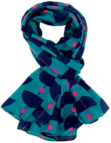 Blue scarf ladies abstract - blue,