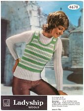 Vintage Knitting Pattern