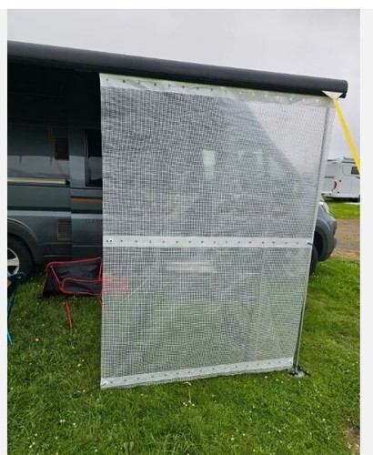 Motorhome camper van - motorhome, awning