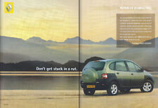 Renault Scenic RX4 Car 2000 Magazine Advert #2718