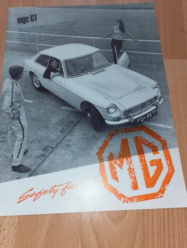 Car range sales brochure - mg,