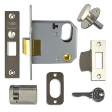 Union Oval Cyl Nightlatch SC