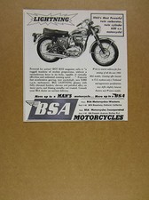 1965 BSA Lightning motorcycle