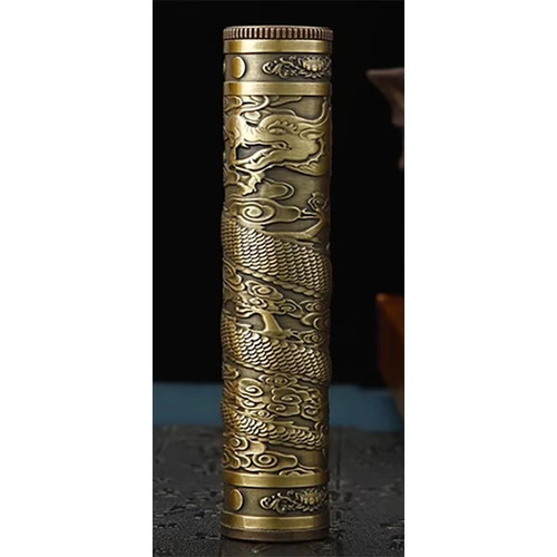 Bronze dragon metal incense - bronze,