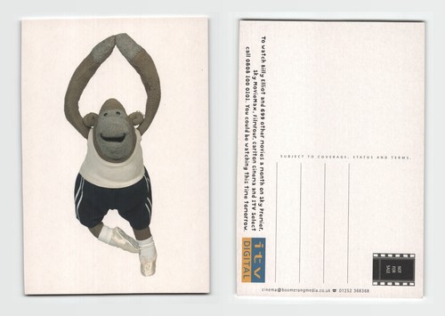 Postcard itv digital - digital, monkey