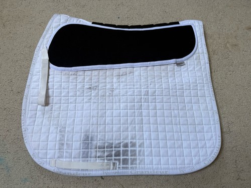 Grandeur white dressage numnah - grandeur,
