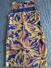 Next Floral Linen Mix Dress