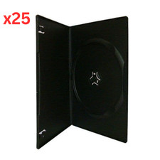 25 x Single DVD Case Cases 7mm