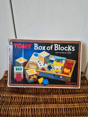 Vintage tomy box blocks - vintage,