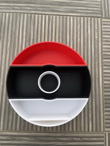 Pokemon round wall shelf red - wall,