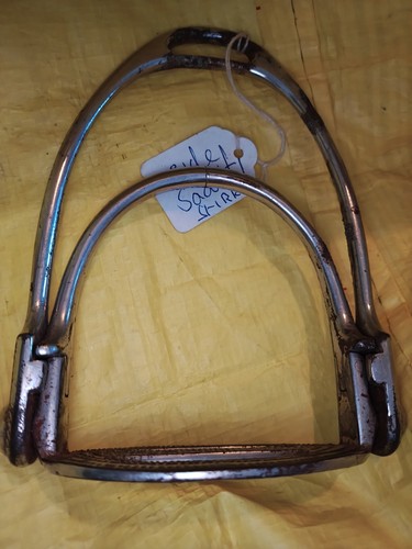 Antique side saddle - antique, stirrup