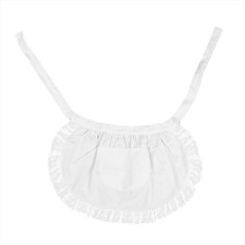 Cotton White Women Maid Lace