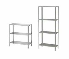 IKEA HYLLIS Steel Shelving Unit Indoor Outdoor Garden Storage Rack Shelf NEW