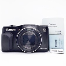Canon PowerShot SX700 HS Black Digital Camera 16.1MP 30x Optical Zoom From Jp