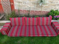 Arabic/Moroccan Style Sofa Set – Arabic Majlis Seating | Bohemian Floor Cushions