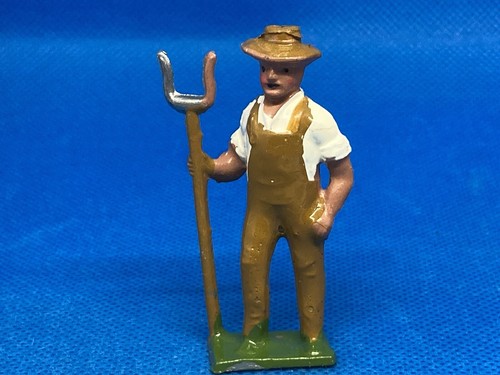 Farmer with pitchfork - farmer, by