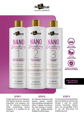 Brazilian keratin nano vegan - nano,