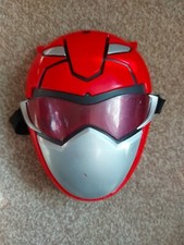 2018 Hasbro Power Rangers Beast Morphers - Red - Plastic Kids Face Mask Costume