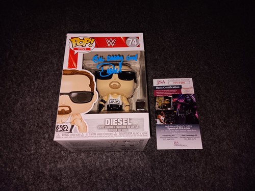 Diesel signed funko jsa - diesel, wwe