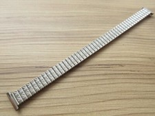 Rowi Fixo-Flex Expanding Patterned Stainless Steel 14mm Watch Strap