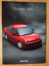 CHRYSLER NEON orig 1996 UK Mkt