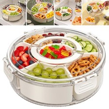 Rotating Fruit Snack Tray with