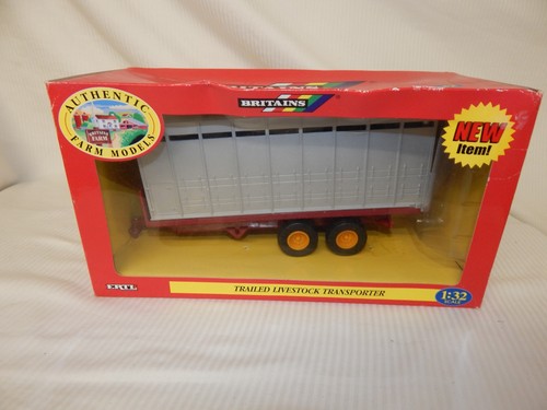 Britains twin axle trailed - britains,