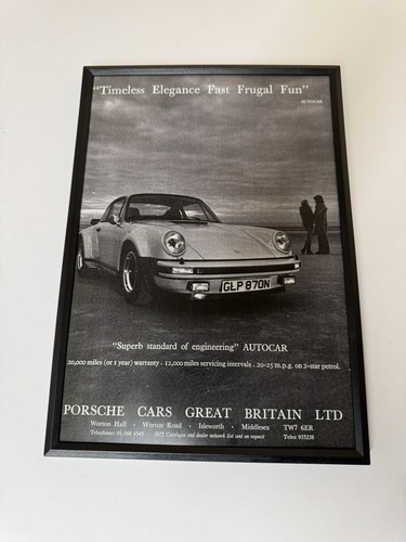 New framed 1975 porsche - porsche, 930