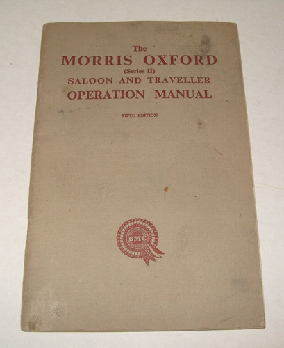 The morris oxford owner - morris,