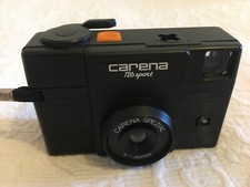 Carena 126 Sport compact Vintage Camera with strap, Black, F=38mm, Untested