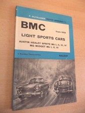 BMC LIGHT SPORTS CARS old vintage ORIG car manual book OLYSLAGER HEALEY MIDGET