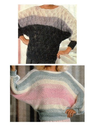 Lady jumper knitting pattern - jumper,
