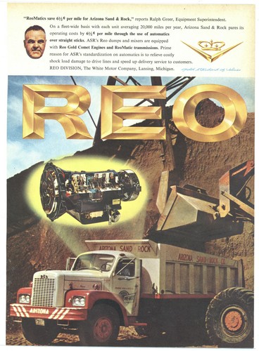 1961 reo trucks arizona - reo, ad: