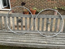 700c Clincher Cycle Wheels with base tapes and screw-on freewheel