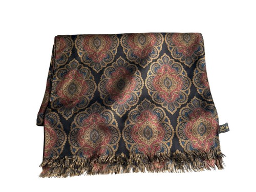 Mens vintage all silk scarf - all,