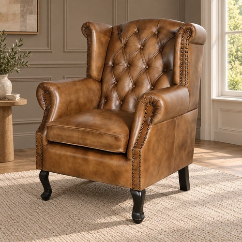 Real genuine leather - leather, wing