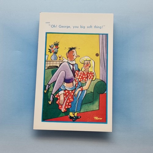 Saucy comic postcard c1965 - saucy,