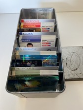 2007 James Bond 007 Spy Files Cards in Tin Box (very worn)